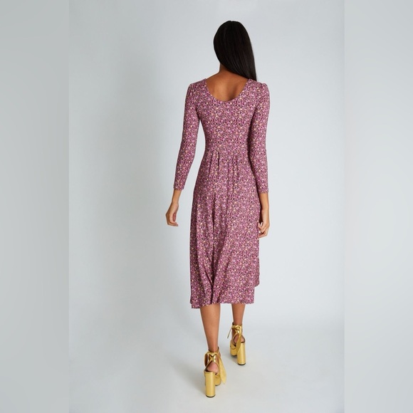 LOVESHACKFANCY Poeta Dress in Cherry Wine dress XS - Picture 14 of 15